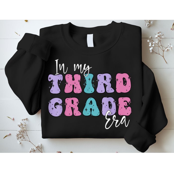 In My Third 3rd Grade Era Groovy Back To School Teacher Kids Sweatshirt