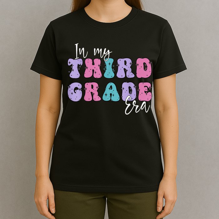 In My Third 3rd Grade Era Groovy Back To School Teacher Kids T-Shirt