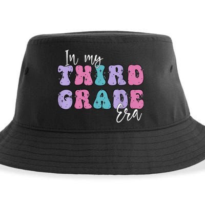 In My Third 3rd Grade Era Groovy Back To School Teacher Kids Sustainable Bucket Hat