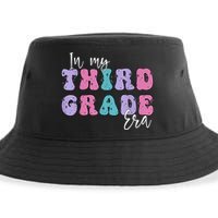 In My Third 3rd Grade Era Groovy Back To School Teacher Kids Sustainable Bucket Hat
