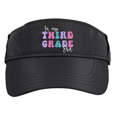 In My Third 3rd Grade Era Groovy Back To School Teacher Kids Adult Drive Performance Visor