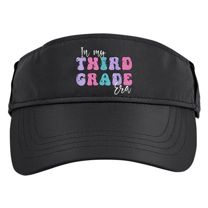 In My Third 3rd Grade Era Groovy Back To School Teacher Kids Adult Drive Performance Visor