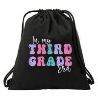 In My Third 3rd Grade Era Groovy Back To School Teacher Kids Drawstring Bag