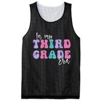 In My Third 3rd Grade Era Groovy Back To School Teacher Kids Mesh Reversible Basketball Jersey Tank