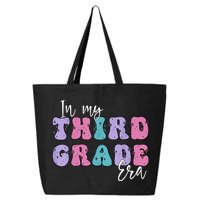 In My Third 3rd Grade Era Groovy Back To School Teacher Kids 25L Jumbo Tote