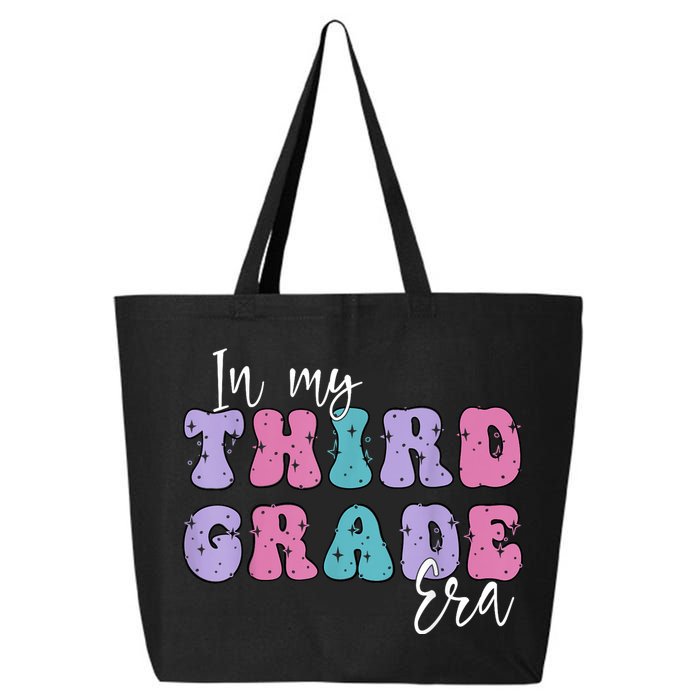 In My Third 3rd Grade Era Groovy Back To School Teacher Kids 25L Jumbo Tote