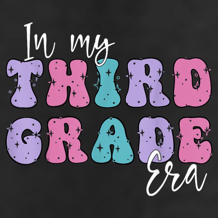 In My Third 3rd Grade Era Groovy Back To School Teacher Kids 25L Jumbo Tote