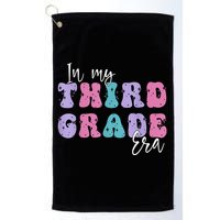 In My Third 3rd Grade Era Groovy Back To School Teacher Kids Golf Towel