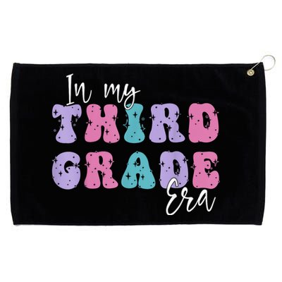 In My Third 3rd Grade Era Groovy Back To School Teacher Kids Grommeted Golf Towel