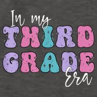 In My Third 3rd Grade Era Groovy Back To School Teacher Kids Vector Backpack
