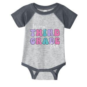 In My Third 3rd Grade Era Groovy Back To School Teacher Kids Infant Baby Jersey Bodysuit