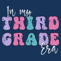 In My Third 3rd Grade Era Groovy Back To School Teacher Kids Infant Baby Jersey Bodysuit