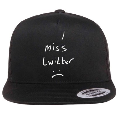 I Miss Twitter Flat Bill Trucker Hat