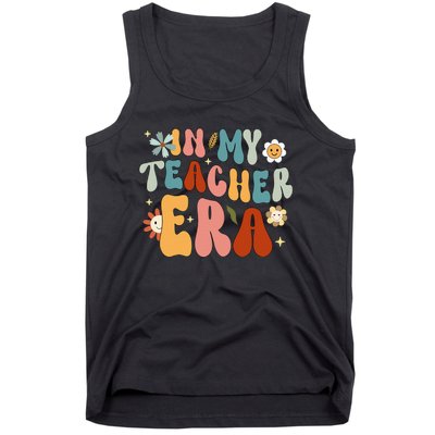 In My Teacher Era First Day Of School Back To School Retro Tank Top