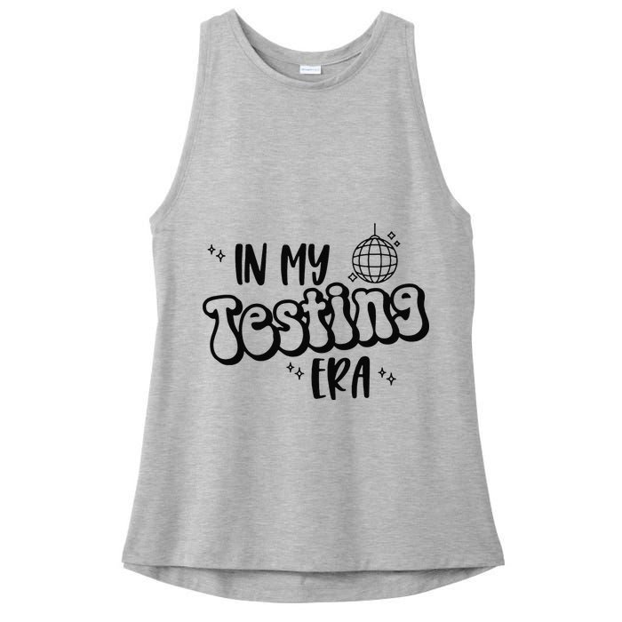 In My Testing Era Ladies PosiCharge Tri-Blend Wicking Tank