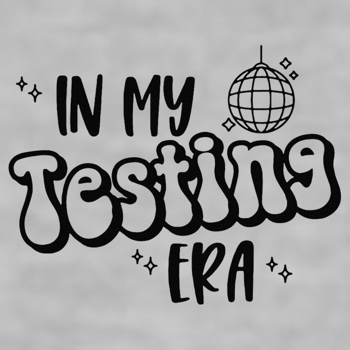 In My Testing Era Ladies PosiCharge Tri-Blend Wicking Tank