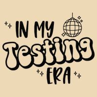 In My Testing Era Drawstring Bag