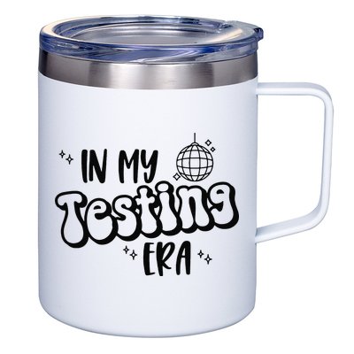 In My Testing Era 12oz Stainless Steel Coffee Mug