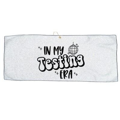 In My Testing Era Large Microfiber Waffle Golf Towel