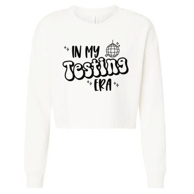 In My Testing Era Cropped Pullover Crew