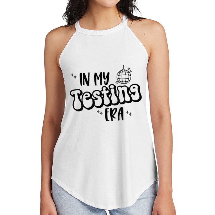 In My Testing Era Women's Perfect Tri Rocker Tank
