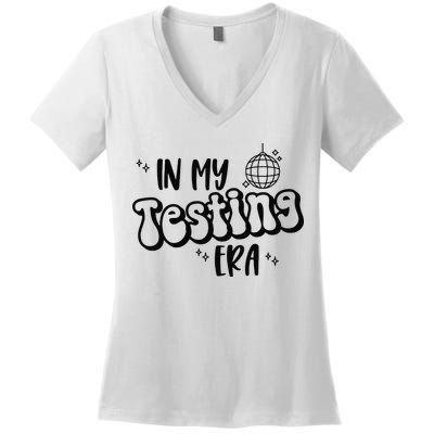In My Testing Era Women's V-Neck T-Shirt