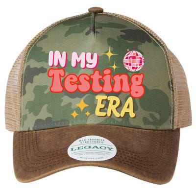 In My Testing Era Funny Testing Teacher Teaching Student Testing Legacy Tie Dye Trucker Hat