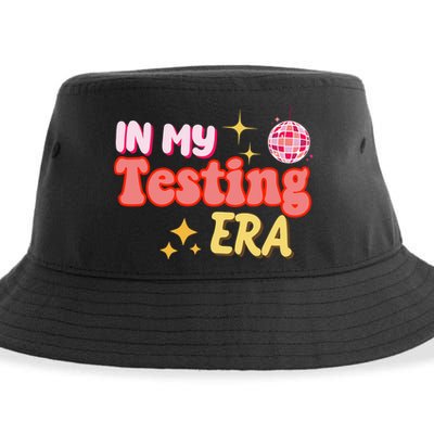 In My Testing Era Funny Testing Teacher Teaching Student Testing Sustainable Bucket Hat