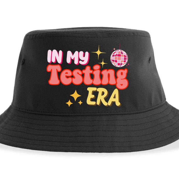 In My Testing Era Funny Testing Teacher Teaching Student Testing Sustainable Bucket Hat
