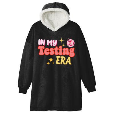 In My Testing Era Funny Testing Teacher Teaching Student Testing Hooded Wearable Blanket
