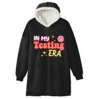 In My Testing Era Funny Testing Teacher Teaching Student Testing Hooded Wearable Blanket