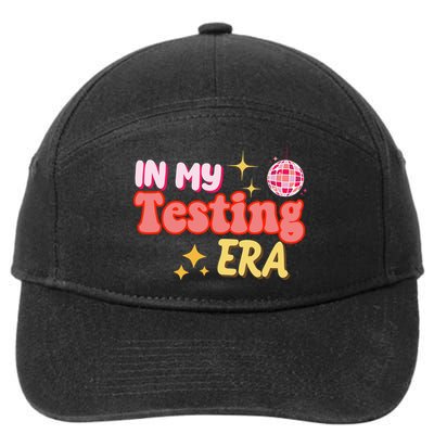 In My Testing Era Funny Testing Teacher Teaching Student Testing 7-Panel Snapback Hat