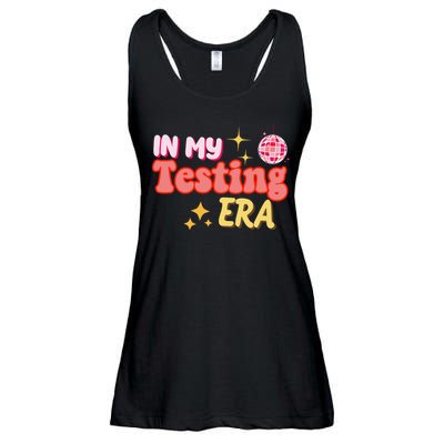 In My Testing Era Funny Testing Teacher Teaching Student Testing Ladies Essential Flowy Tank