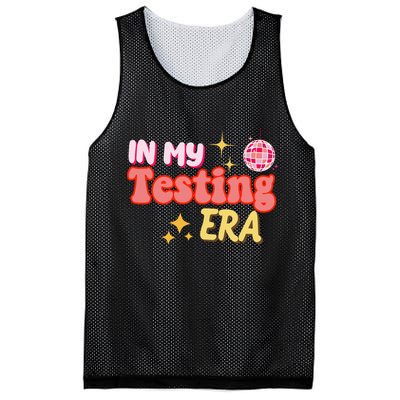 In My Testing Era Funny Testing Teacher Teaching Student Testing Mesh Reversible Basketball Jersey Tank