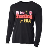 In My Testing Era Funny Testing Teacher Teaching Student Testing Cooling Performance Long Sleeve Crew
