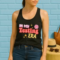 In My Testing Era Funny Testing Teacher Teaching Student Testing Womens Tank Top