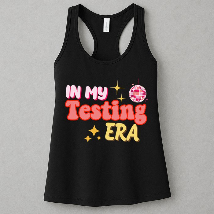 In My Testing Era Funny Testing Teacher Teaching Student Testing Womens Tank Top