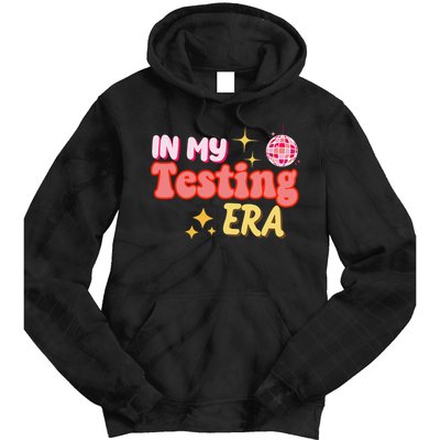In My Testing Era Funny Testing Teacher Teaching Student Testing Tie Dye Hoodie