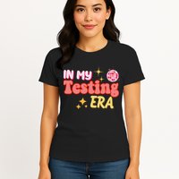 In My Testing Era Funny Testing Teacher Teaching Student Testing Womens T-Shirt