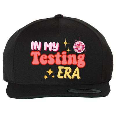 In My Testing Era Funny Testing Teacher Teaching Student Testing Wool Snapback Cap