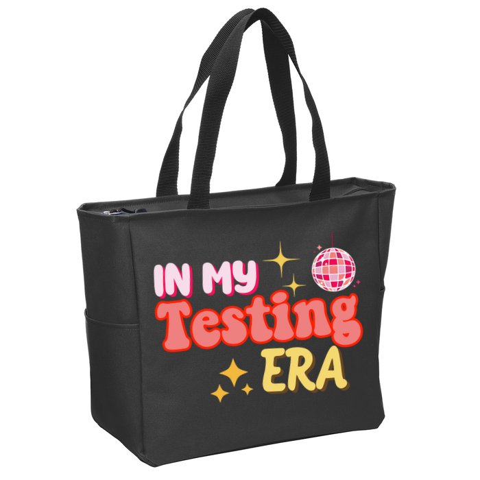 In My Testing Era Funny Testing Teacher Teaching Student Testing Zip Tote Bag