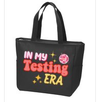 In My Testing Era Funny Testing Teacher Teaching Student Testing Zip Tote Bag
