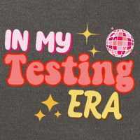 In My Testing Era Funny Testing Teacher Teaching Student Testing Cotton Canvas Backpack