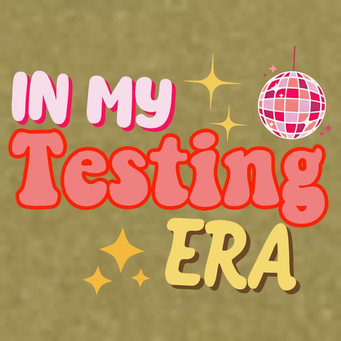 In My Testing Era Funny Testing Teacher Teaching Student Testing Garment-Dyed Women's Muscle Tee