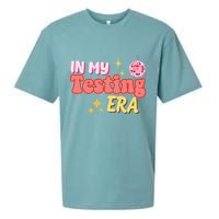 In My Testing Era Funny Testing Teacher Teaching Student Testing Sueded Cloud Jersey T-Shirt