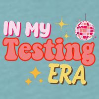 In My Testing Era Funny Testing Teacher Teaching Student Testing Sueded Cloud Jersey T-Shirt