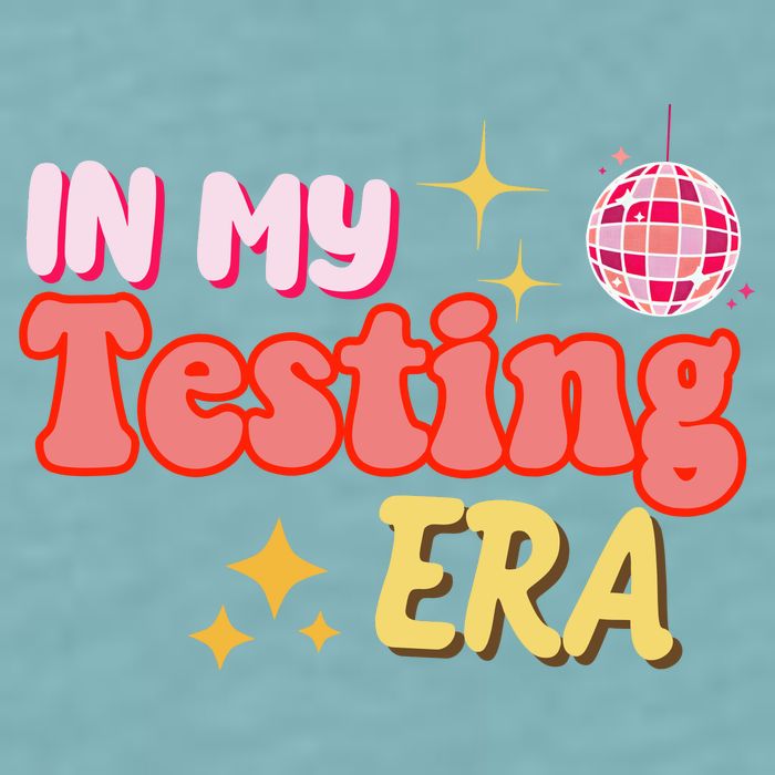 In My Testing Era Funny Testing Teacher Teaching Student Testing Sueded Cloud Jersey T-Shirt