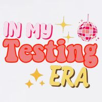 In My Testing Era Funny Testing Teacher Teaching Student Testing Garment-Dyed Sweatshirt