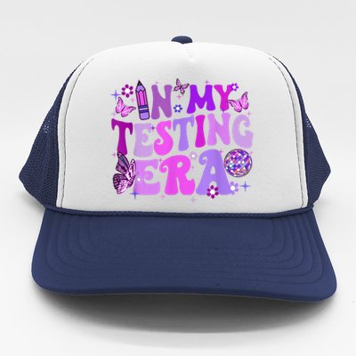 In My Testing Era Funny Teacher Exam Day Trucker Hat