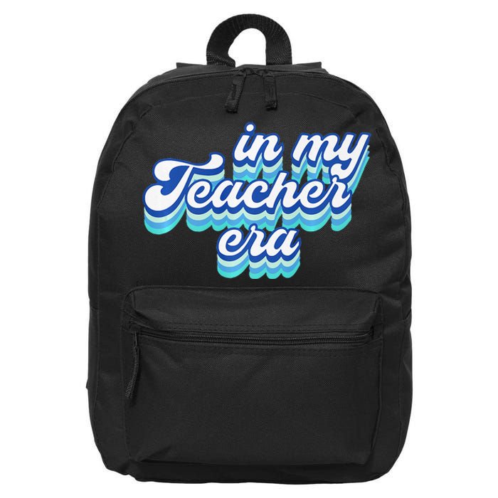 In My Teacher Era In Blue 16 in Basic Backpack